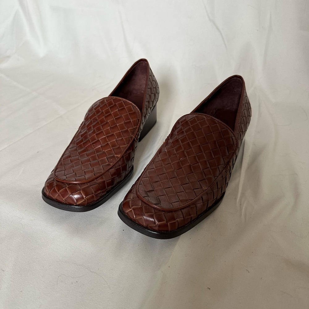 Jeffrey Campbell woven loafers